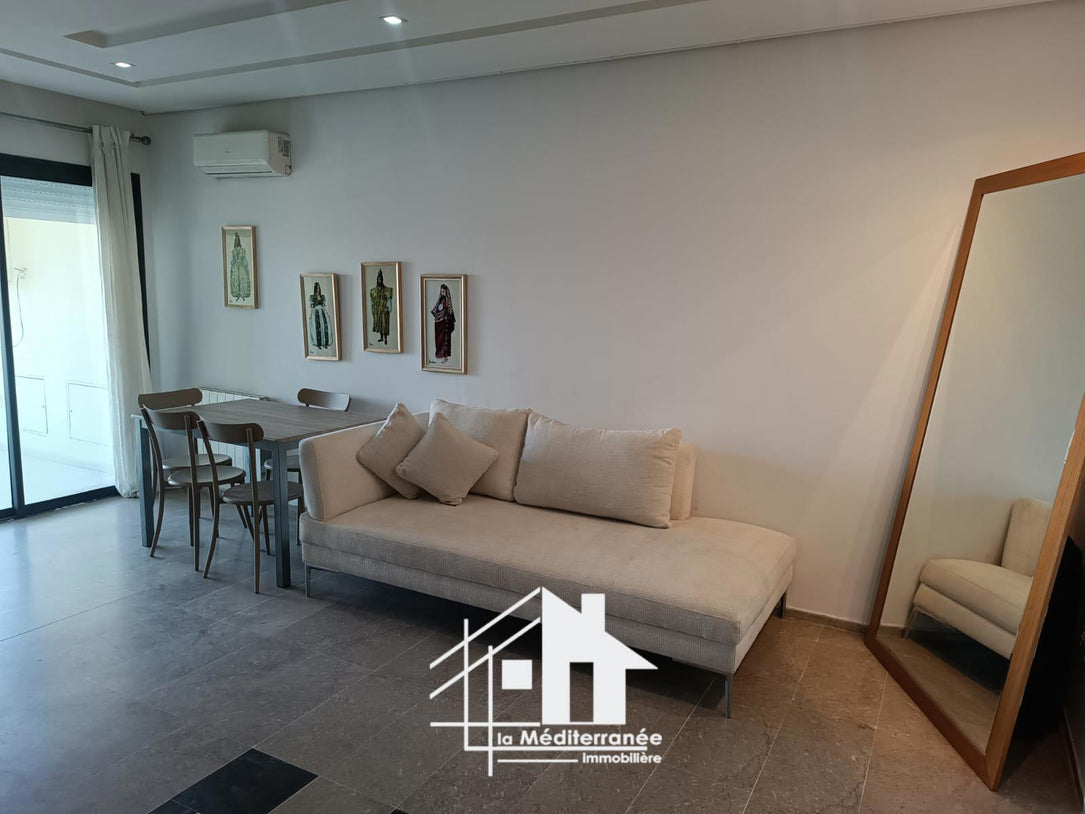 A louer appartement S+1 meublé à la Soukra