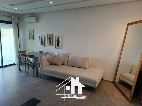 A louer appartement S+1 meublé à la Soukra