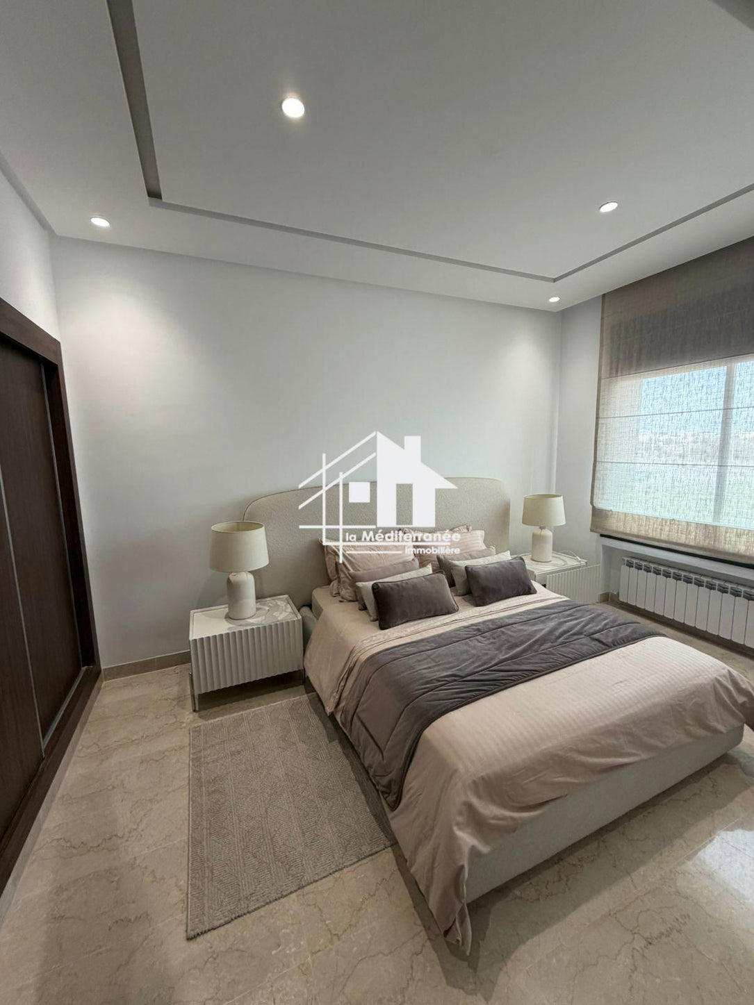 un appartement s+2 dans une résidence gardée