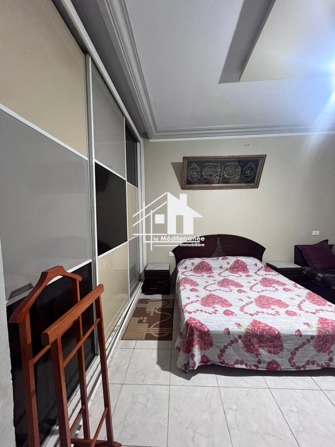 A louer étage de villa S+2 Meublé au Bardo