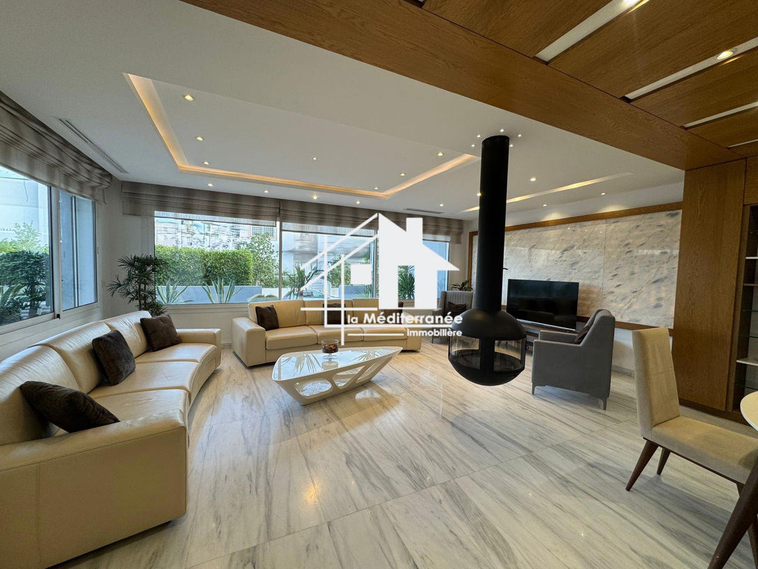 Une magnifique villa S+3 meublé avec jardin