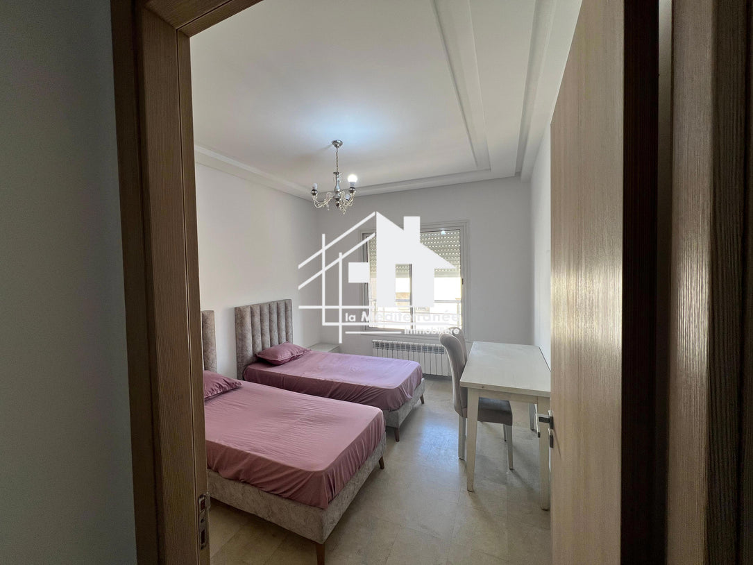 un appartement s+2 meublé à Ain Zaghouan nord