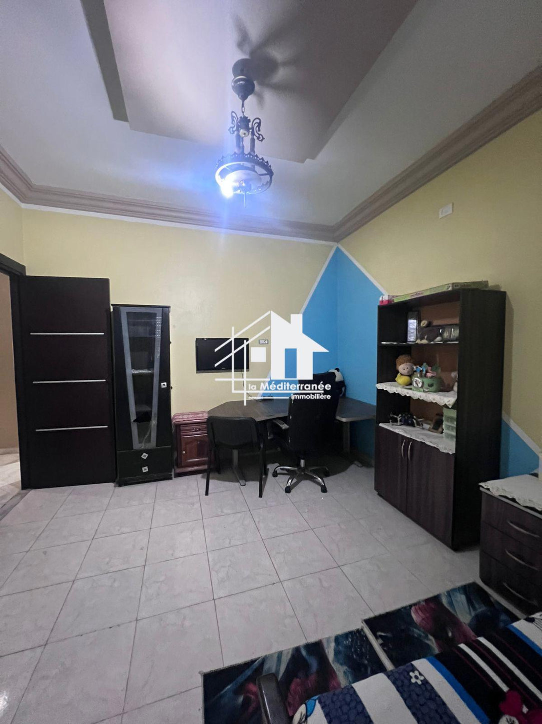 A louer étage de villa S+2 Meublé au Bardo