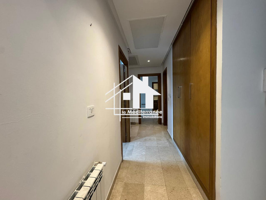 un appartement S+2 jardins de carthage