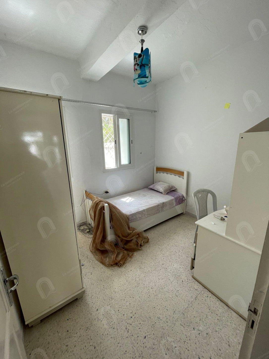 A louer un étage de villa S+3 meublé au bardo