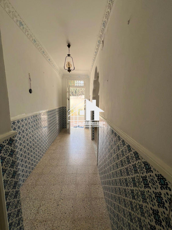 A louer étage de villa S+2 à Bardo