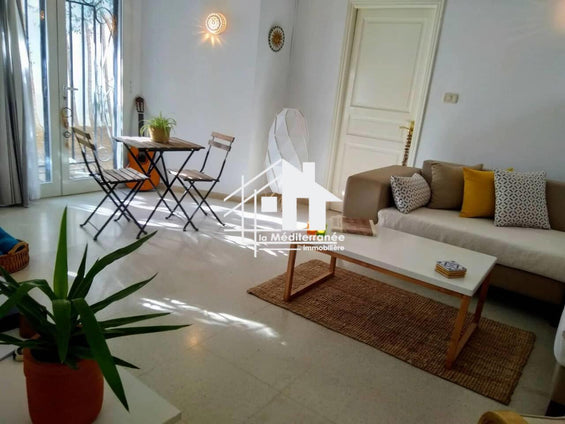 à louer un s+2 meublé à menzah 9c