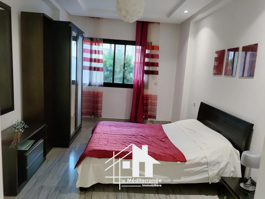 A louer appartement S+1 meublé à la Soukra