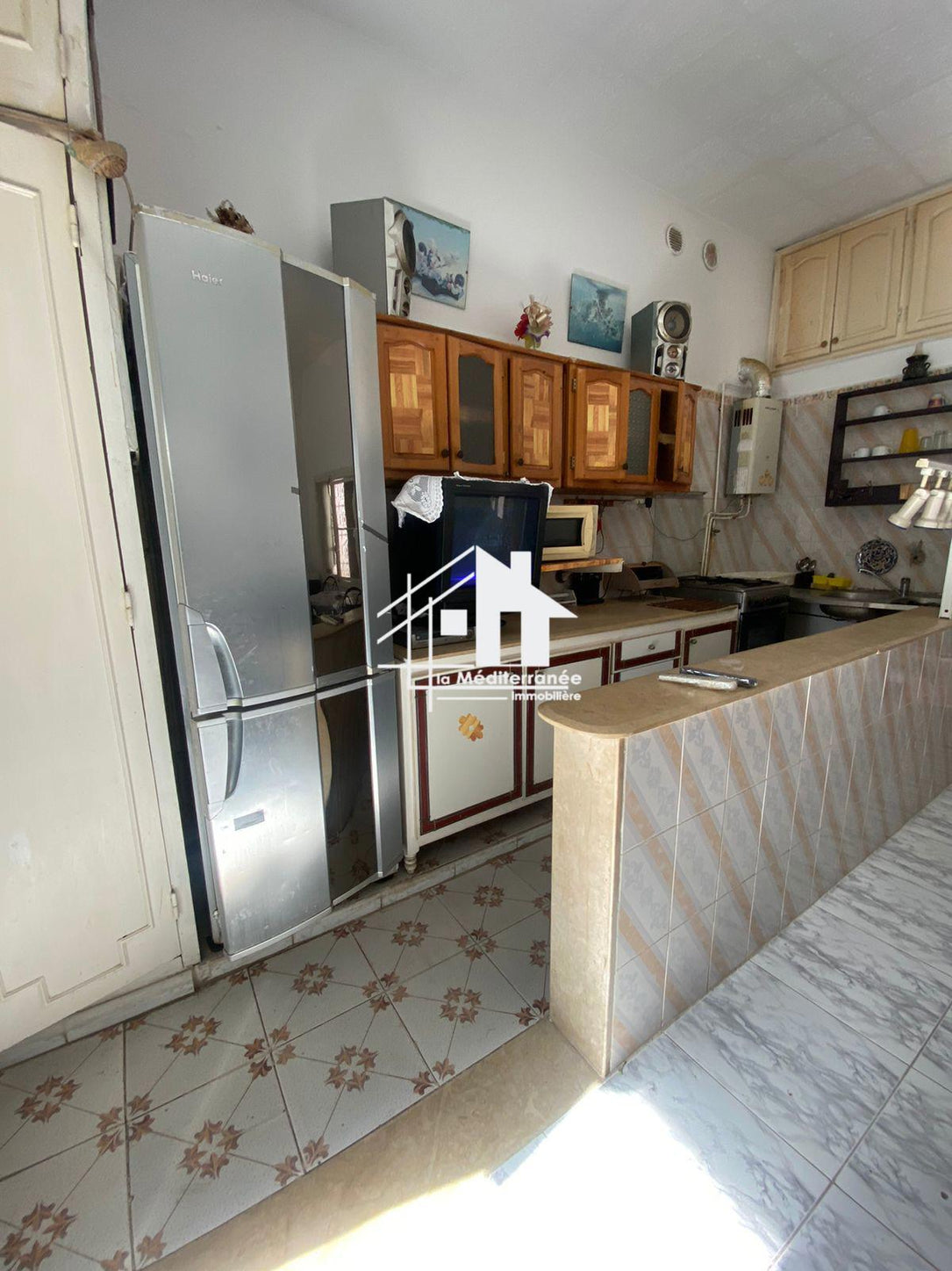 a louer étage de villa S+1 meublé à saidia