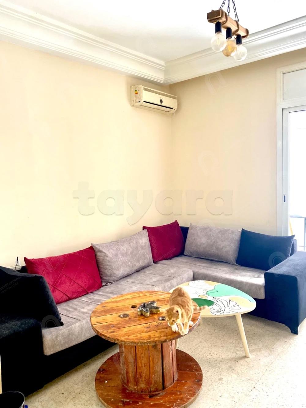 A louer un appartement S+1 meublé a Ennasr 2