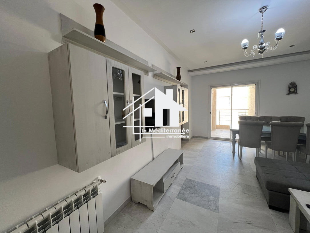 un appartement s+2 meublé à Ain Zaghouan nord