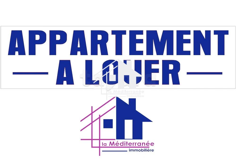 Appartement rdc s+2  à Rades plage