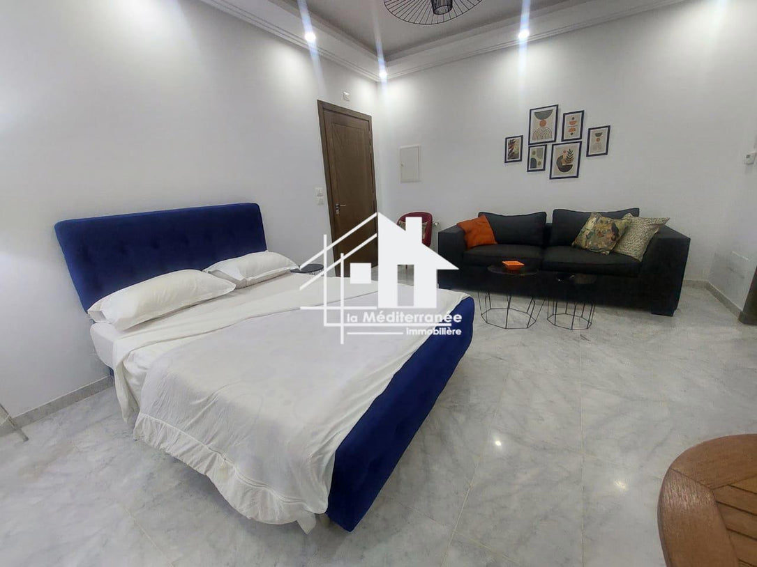 Appartement S+0 meublé à Jardins de Carthage