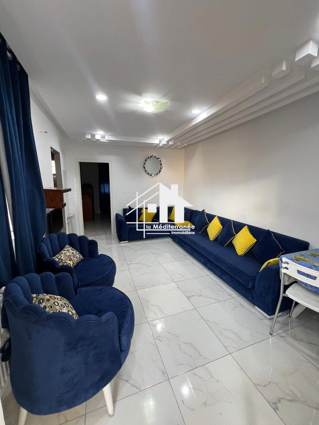 à louer appartement meublé courte ou langue durée au bardo