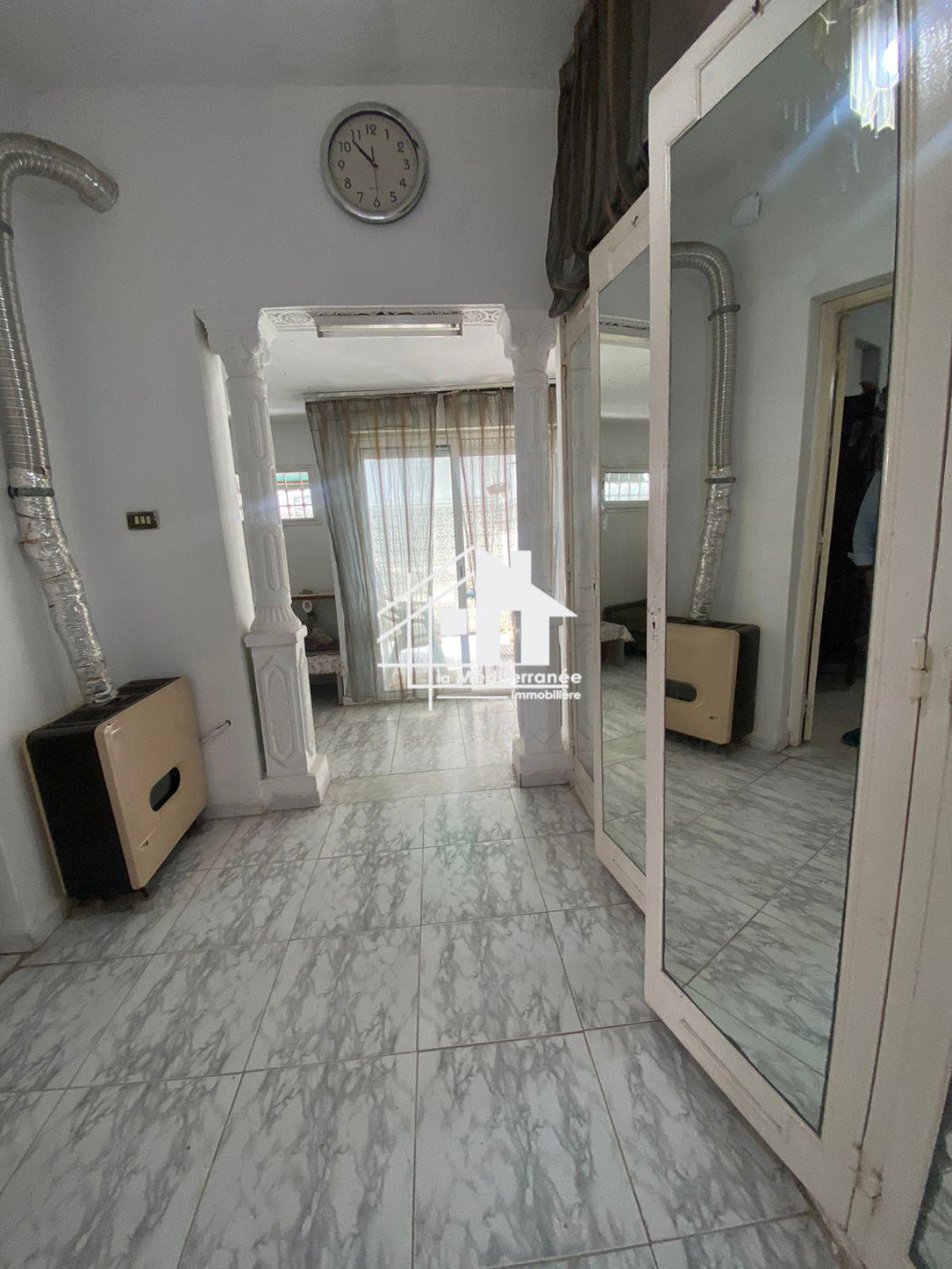 a louer étage de villa S+1 meublé à saidia