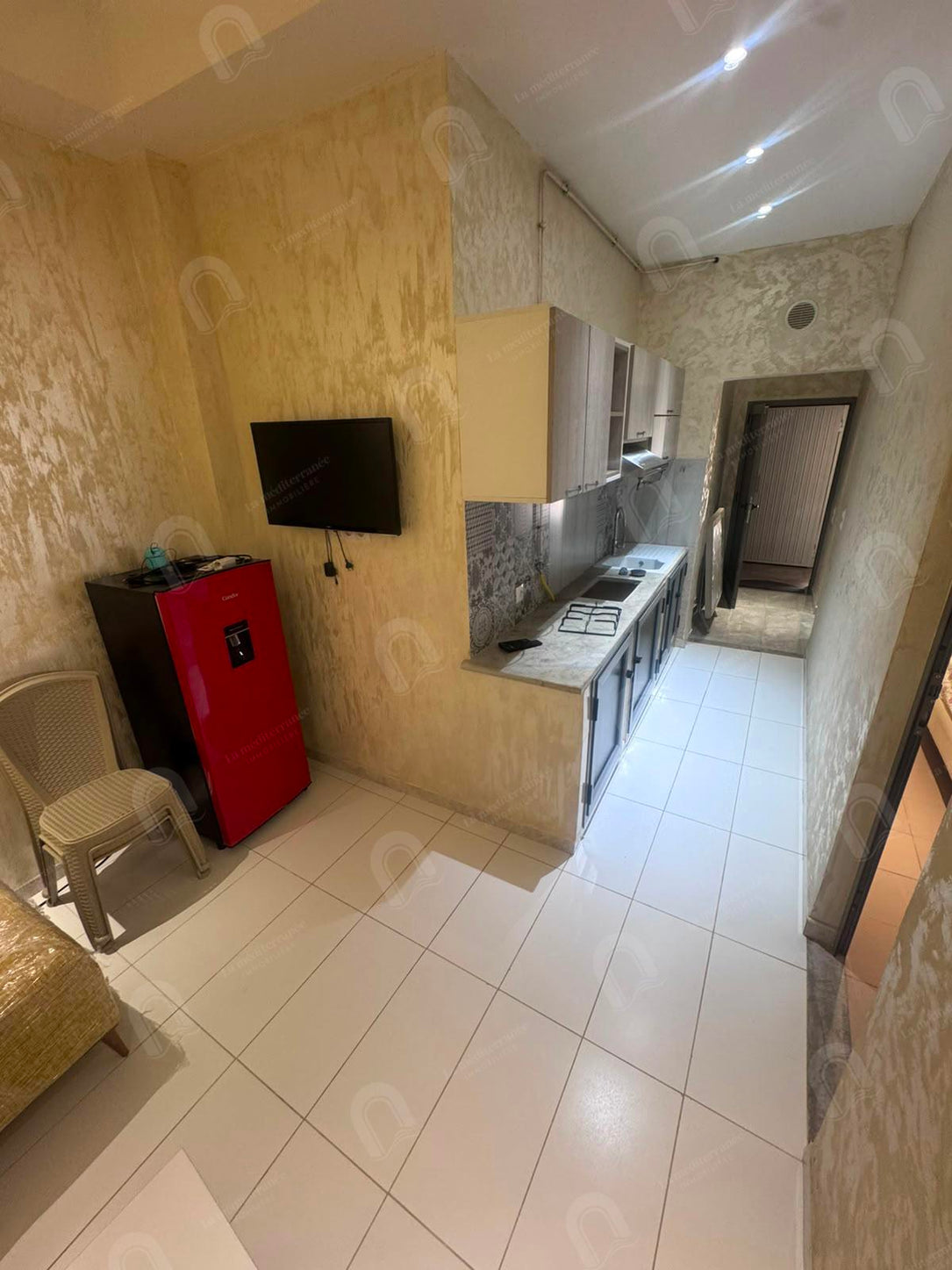 A louer studio S1 meublé au bardo cité eskik