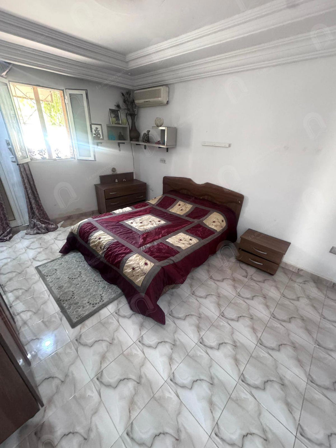A louer étage de villa S+2 meublé au Bardo