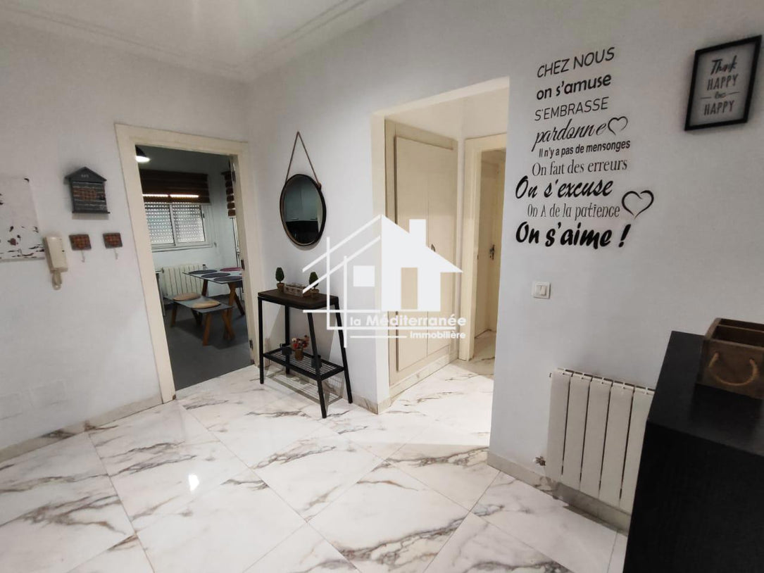 A louer un S+2 meublé à Chotrana 1