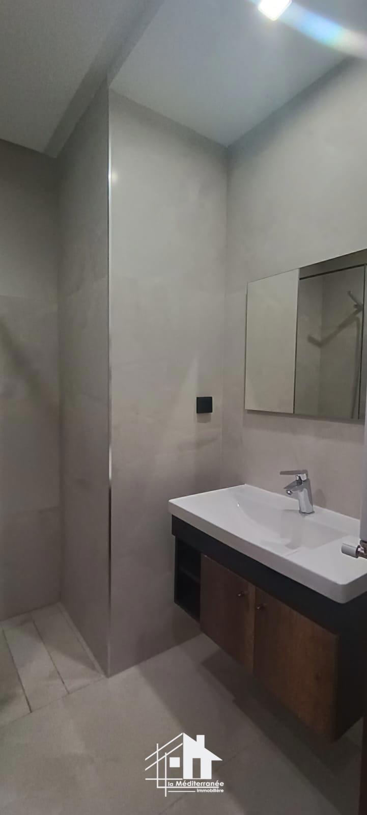 A louer appartement S+1 à la Nouvelle Soukra