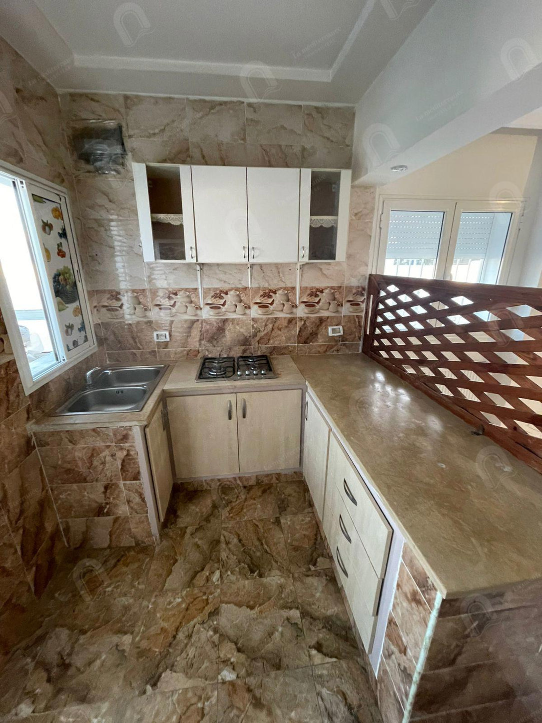 A louer un appartement S+2 au bardo