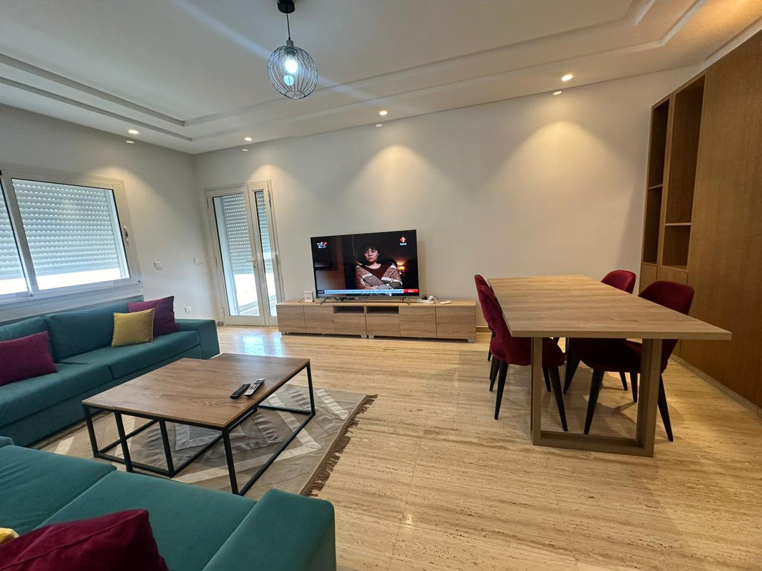 A louer un luxueux s+2 meublé à Ain Zaghouane nord