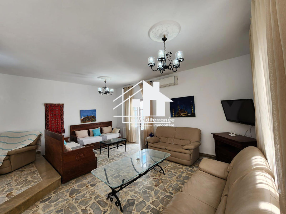 A louer villa S3 meublé à la marsa plage