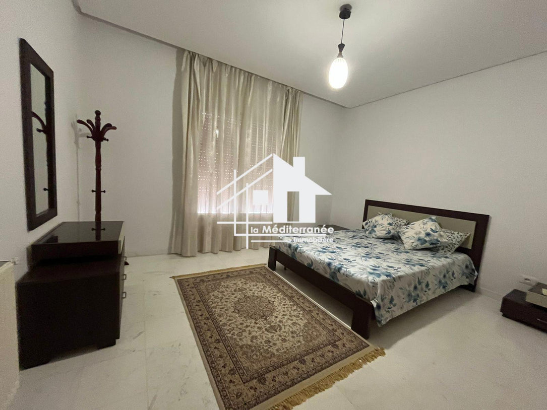 un appartement s+1 meublé à jardin de Carthage