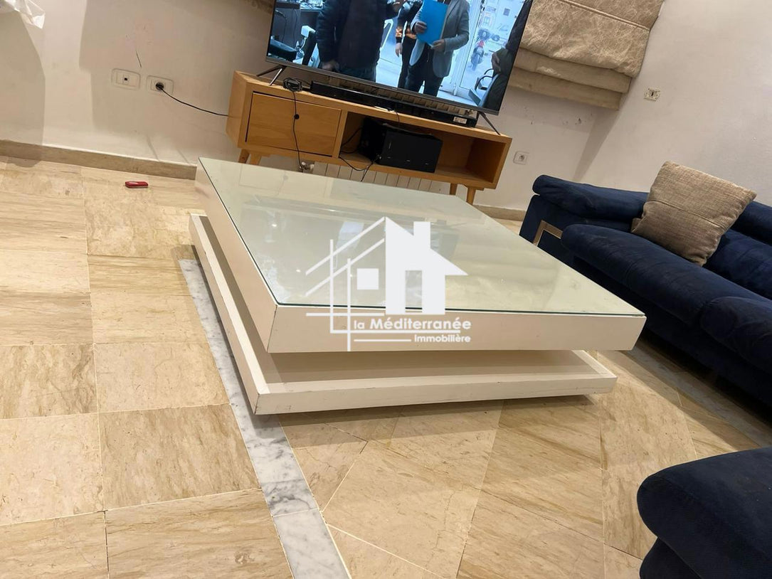 A louer un étage de villa S+2  meublé à denden