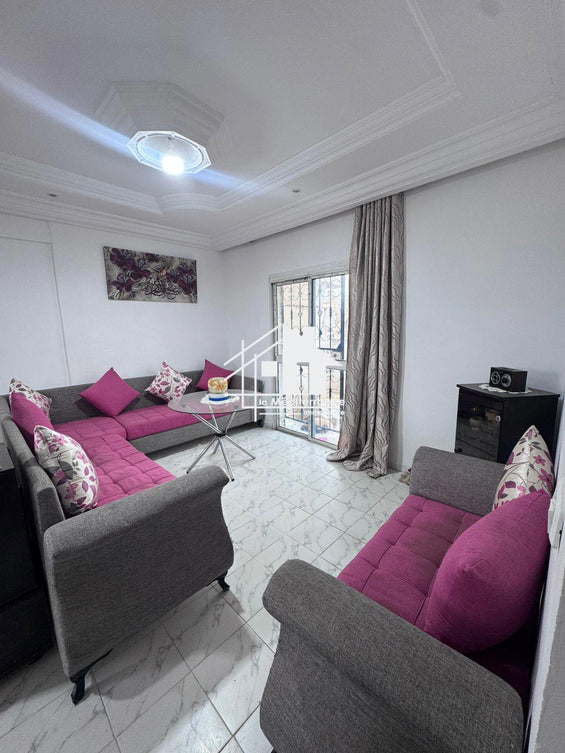 A louer étage de villa S+3 meublé au bardo cité fatouma