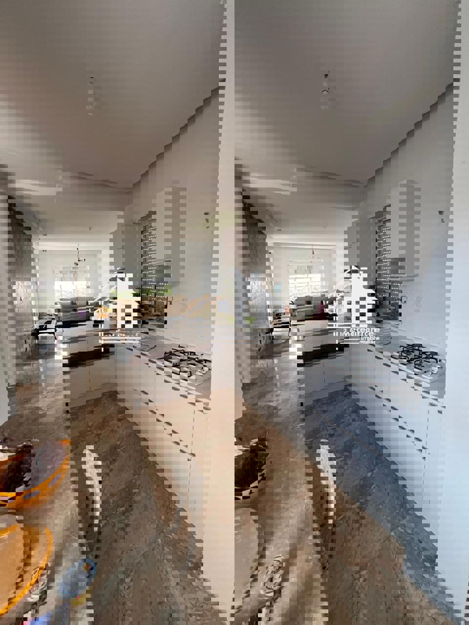 A louer étage de villa S+2 semi meublé au Bardo