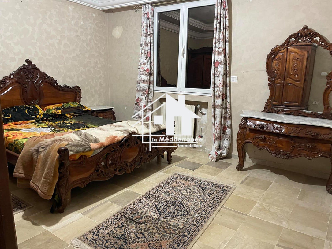 A louer étage de villa s2 meublé à menzah 8
