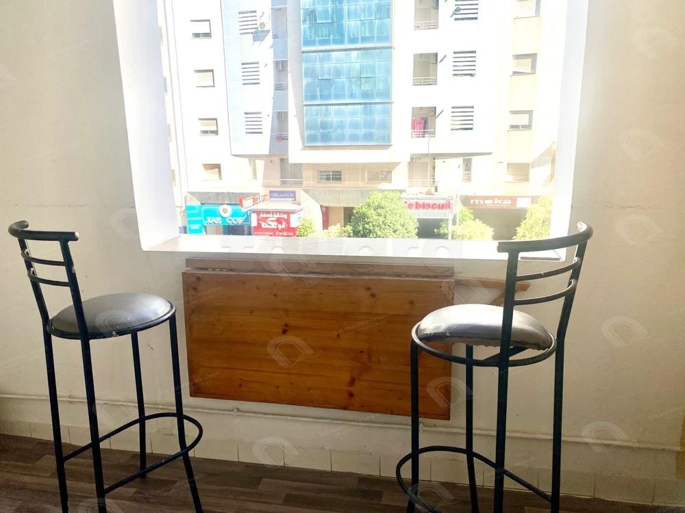 A louer un appartement S+1 meublé a Ennasr 2