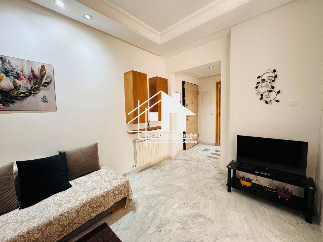 Appartement S+1 meublé aux Jardins de Carthage