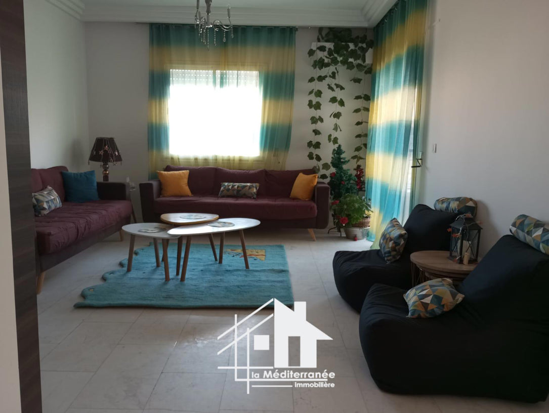 Appartement s+3 à jardin de Carthage