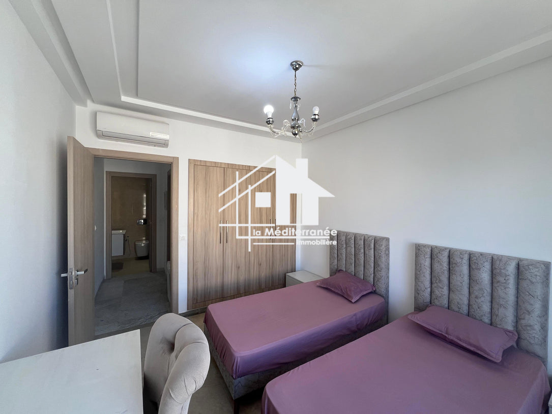 un appartement s+2 meublé à Ain Zaghouan nord