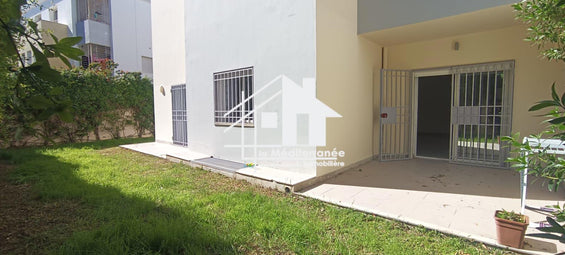 A louer un S+2 avec un vaste jardin à chotrana