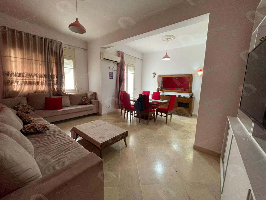 A louer appartement s+3 meublé au belvedere