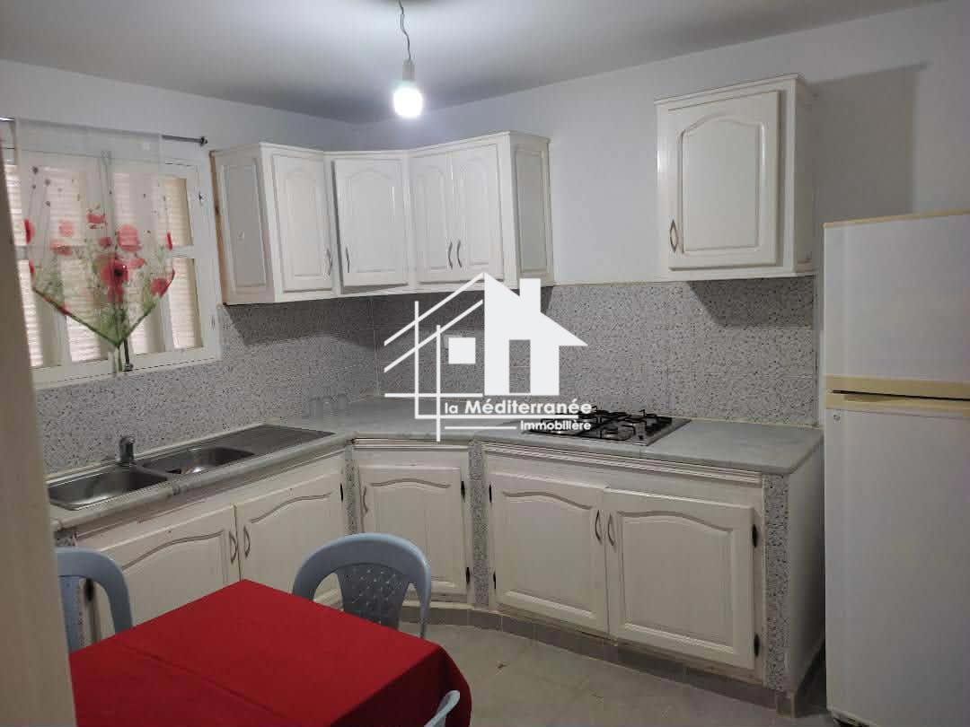 A louer appartement S+2 meublé Rdc à manouba