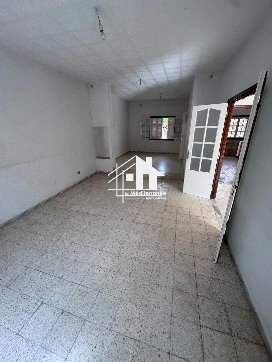 A louer étage de villa S+2 Rdc  à khaznadar