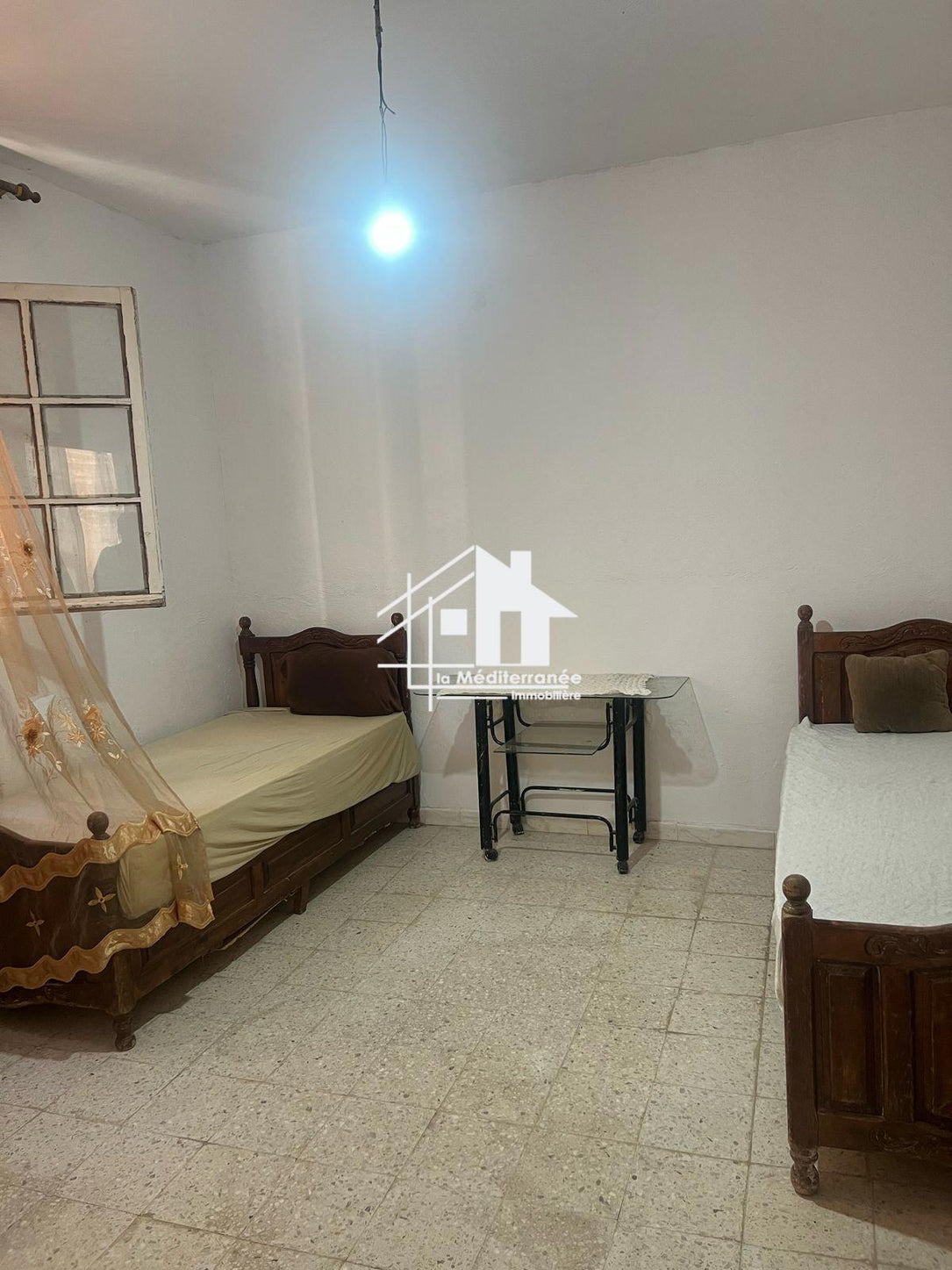 a louer un étage de villa S+2 meublé au bardo