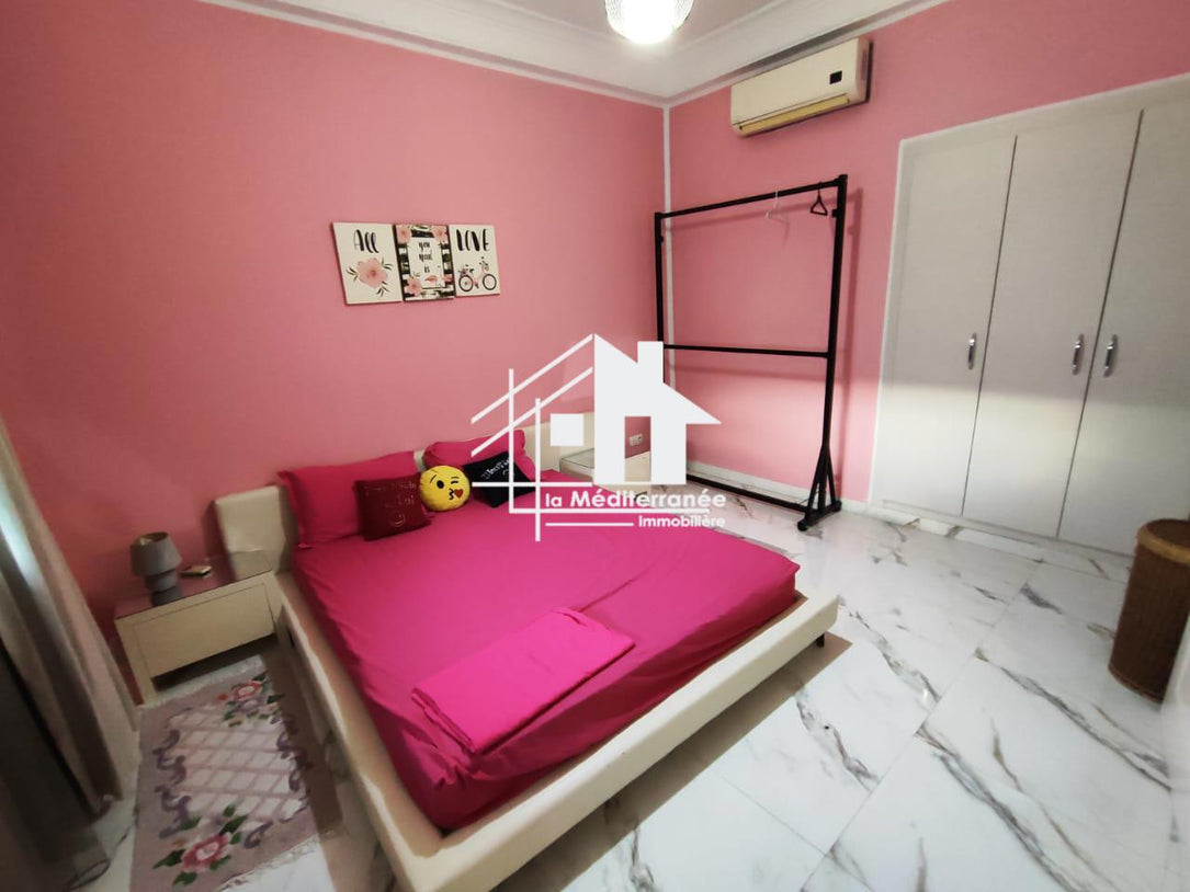 A louer un S+2 meublé à Chotrana 1