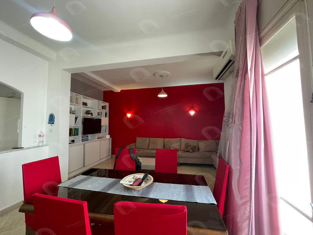 A louer appartement s+3 meublé au belvedere