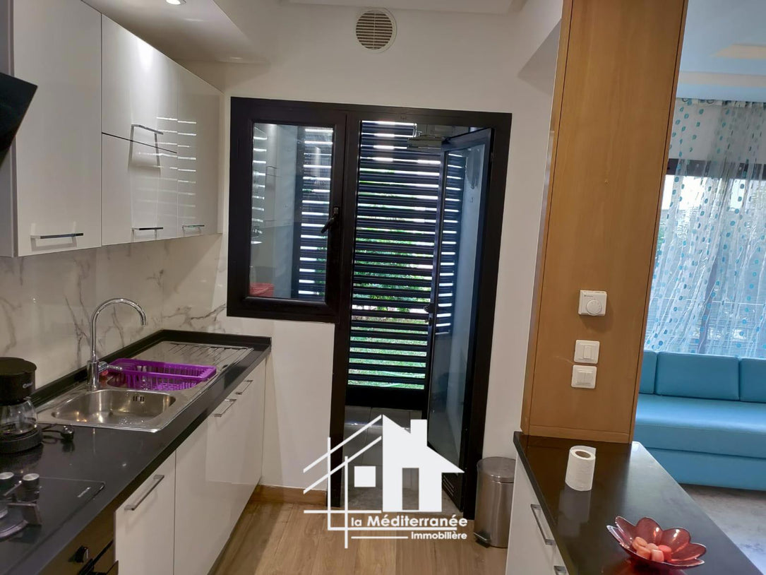 A louer appartement S+1 meublé à la Soukra