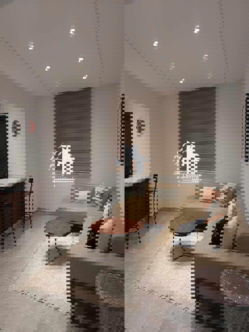 Appartement S+1 jamais habité meublé aux jardin de Carthage