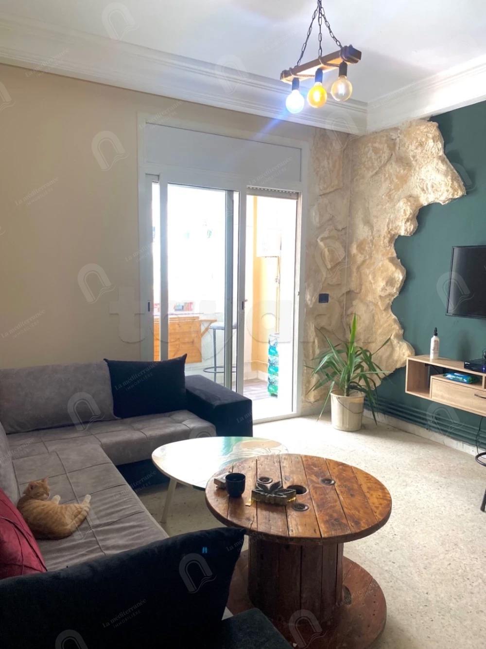 A louer un appartement S+1 meublé a Ennasr 2