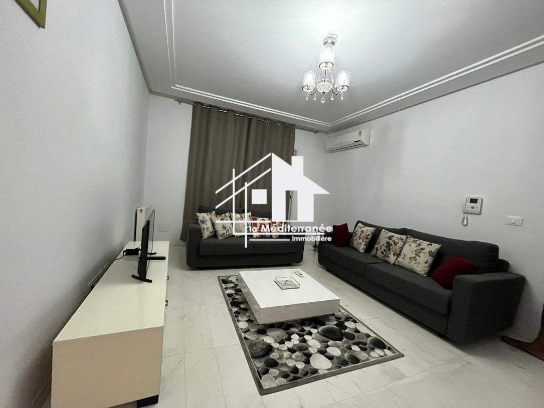 un appartement s+1 meublé à jardin de Carthage