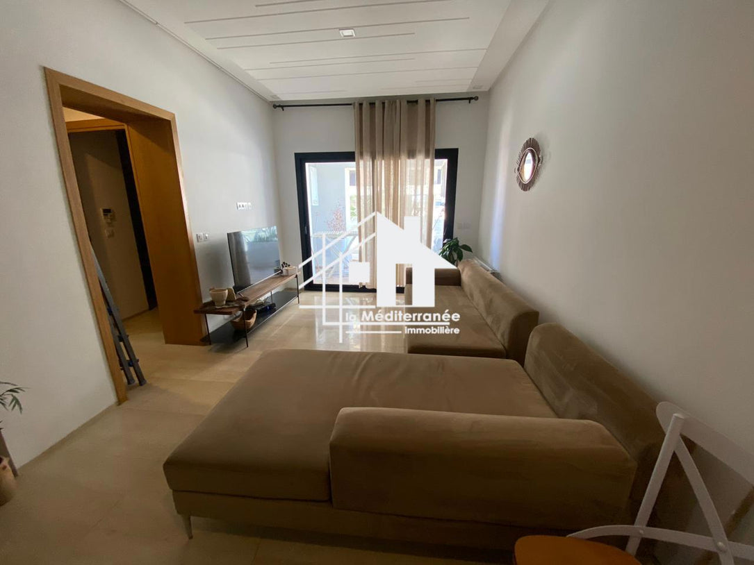 Un appartement S+1 meublé à louer au jardins de Carthage