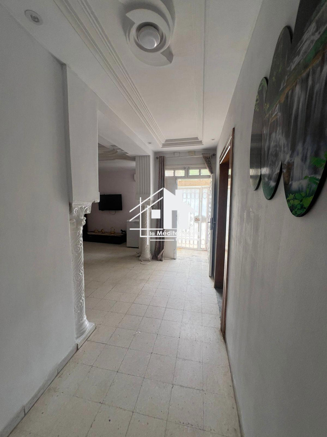 A louer étage de villa S+2 meublé au Bardo