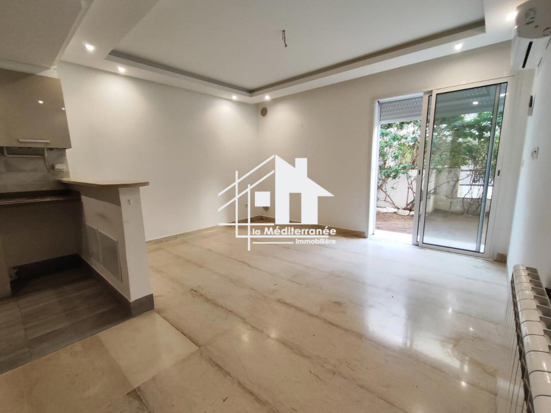 A louer un S+1 avec jardin à la Soukra