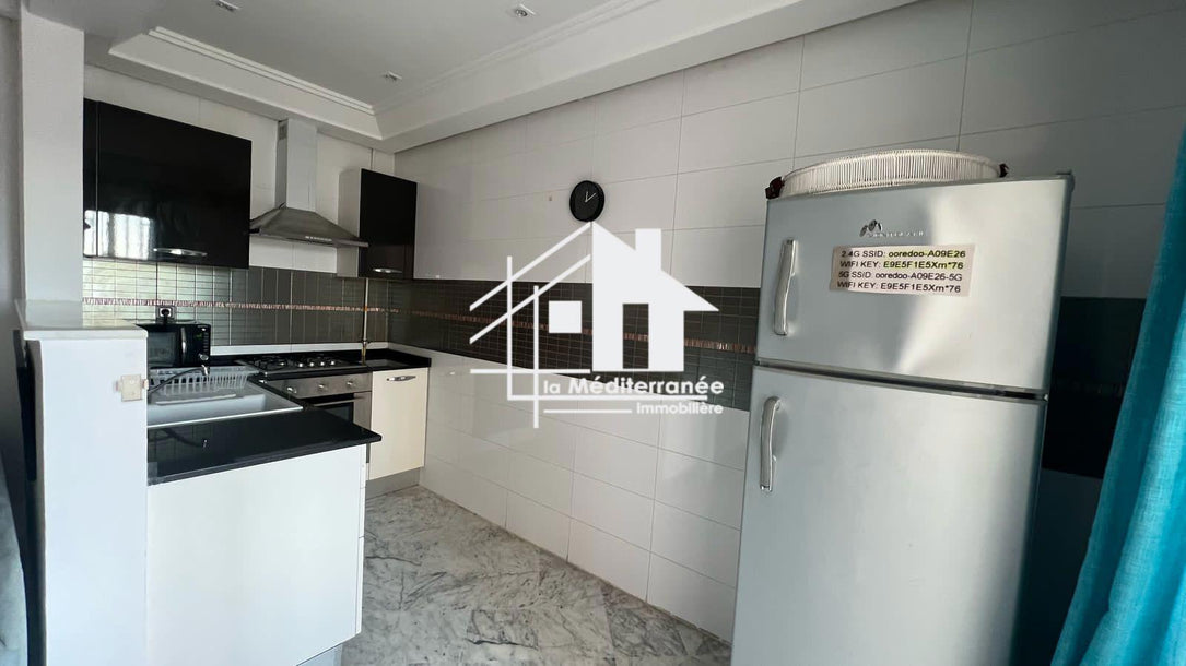 A louer un appartement en S+1 meublé à Jardins de Carthage